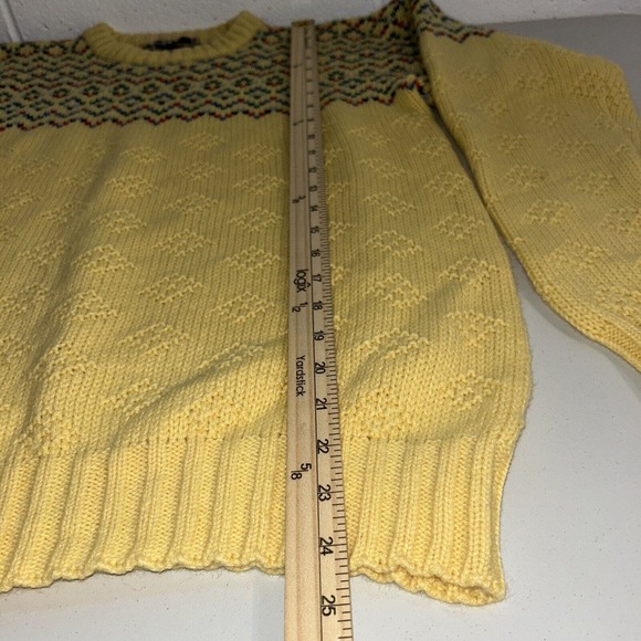 Vintage 70s 80s Robe Di Kappa Sweater Women’s yellow bold print size‎ med - Picture 9 of 10